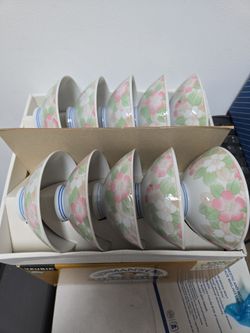 6 brand new Japan made ceramic bowl