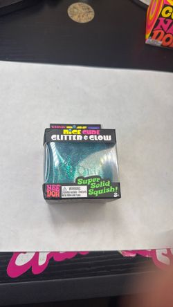 NeeDoh nice CUBE GLITTER&GLOW
