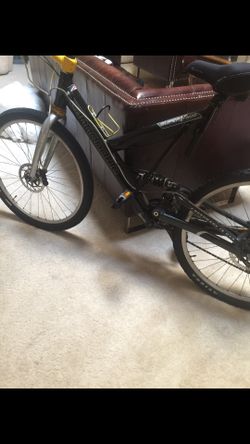 Cannondale Super V 500 Classic Full Suspension $2000 Bicycle Super Rare Black/Yellow