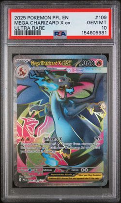 Pokemon Card PSA Gem Mint 10 Mega Charizard