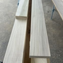 Poplar 1x2 and 1x2.5 Stiles and Rails S4S