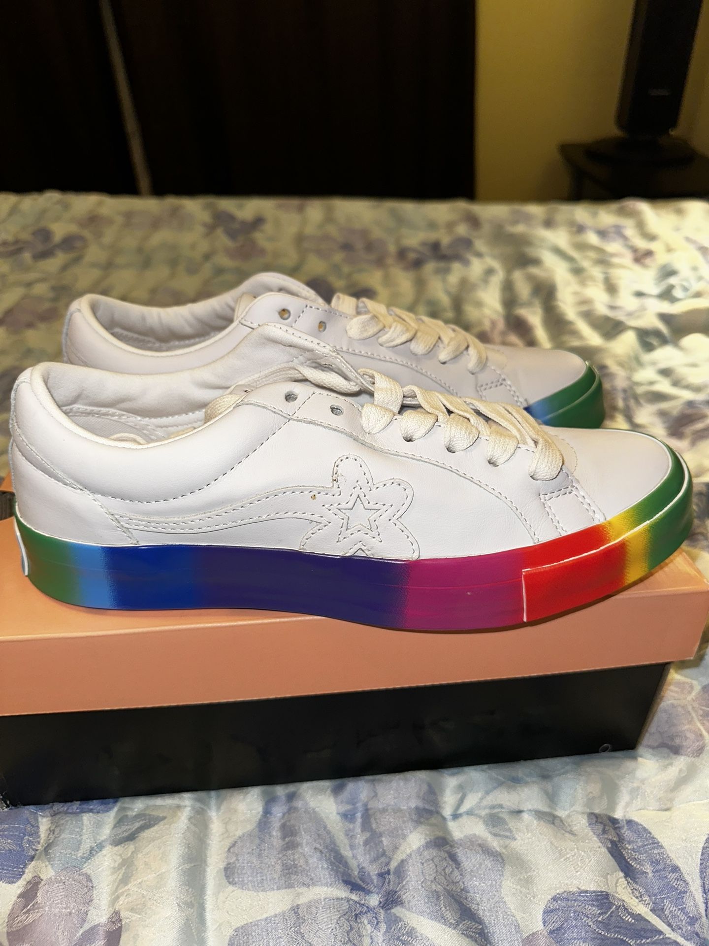 Converse x Tyler, The Creator x Golf Le Fleur One Star “Rainbow” (Size 9)