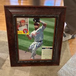 Placido Polanco Signed Picture