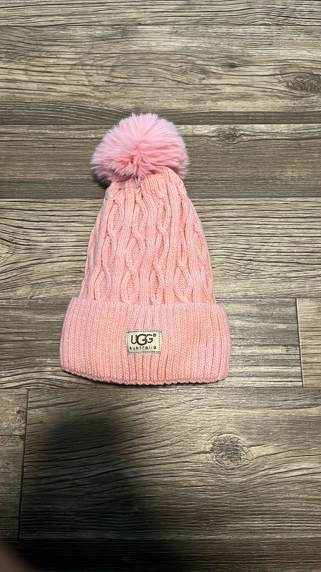 Pink Ugg Beanie
