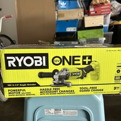 RYOBI ONE+ 18V Cordless 4-1/2 in. Angle Grinder (Tool Only)