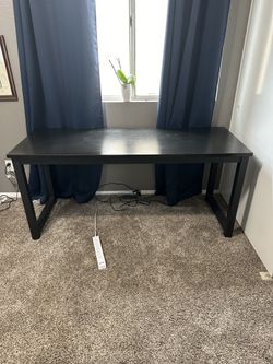 Large Desk With Office Chair