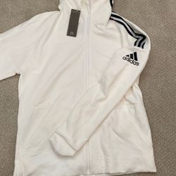 White Adidas jacket