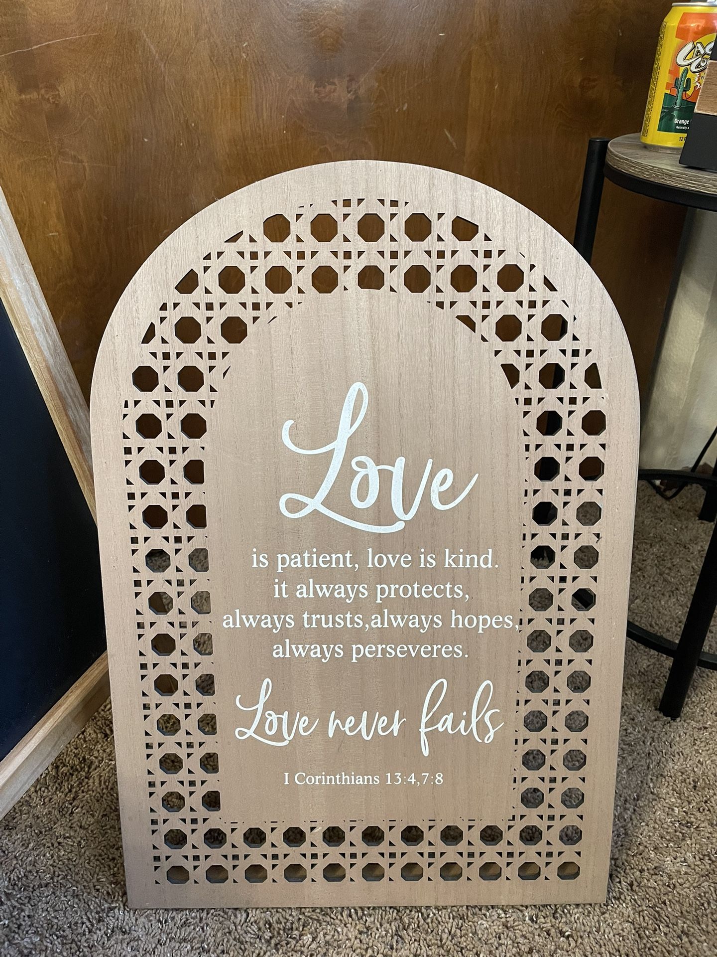 Christian Decor/ wedding sign
