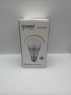 Gosuna Wi-Fi Smart LED Light Bulb, 800 Lumens