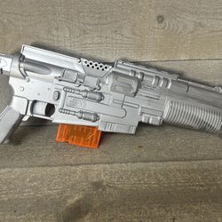 Star Wars Jyn Erso Rogue One Blaster Rifle A180 Nerf Motorized Custom Silver