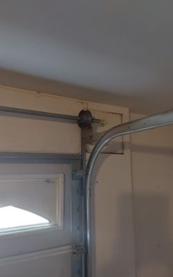 Garage Door Track Repair