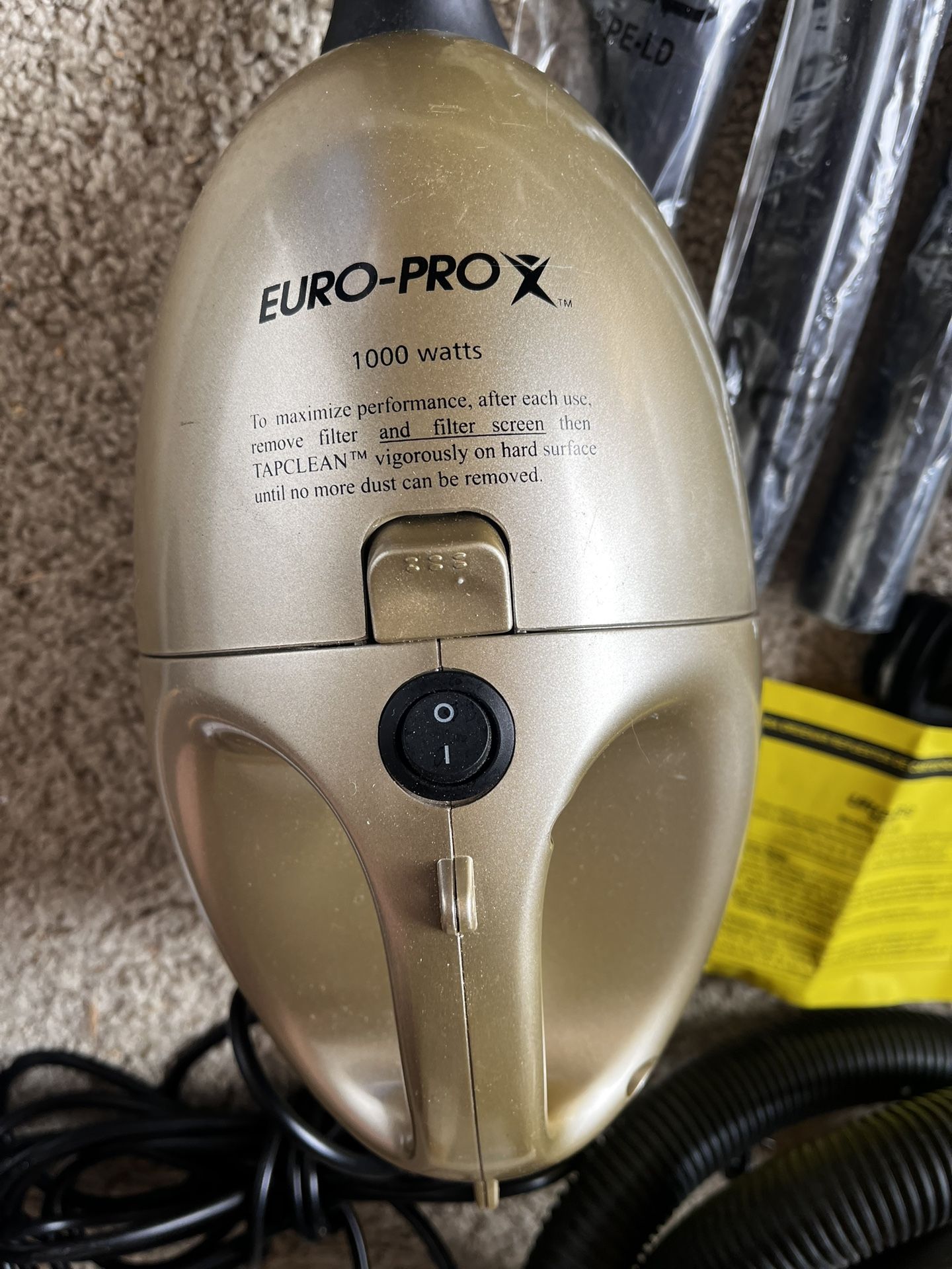 Vacuum, Euro-Pro X, All Accessories
