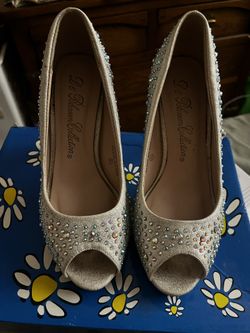 Sparkly Silver Heels 