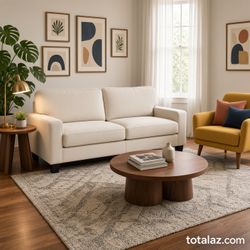 Serta Full Size Convertible Sleeper Loveseat Sofa