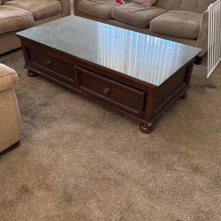 Coffee Table With Glass