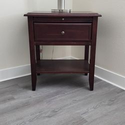 Passion Furniture Newton Nightstand – Dark Wood. Priced To Sale
