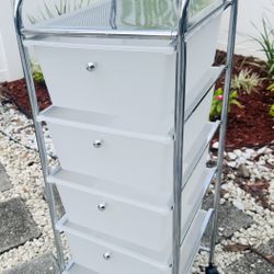 Rolling Cart With Drawers