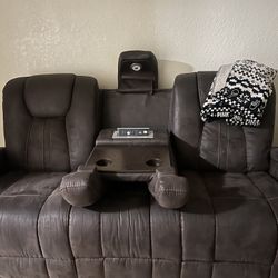 Brown Sectional 