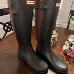 Hunter Tall Wellington Rain Boots 