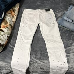 White Purple Brand Jeans