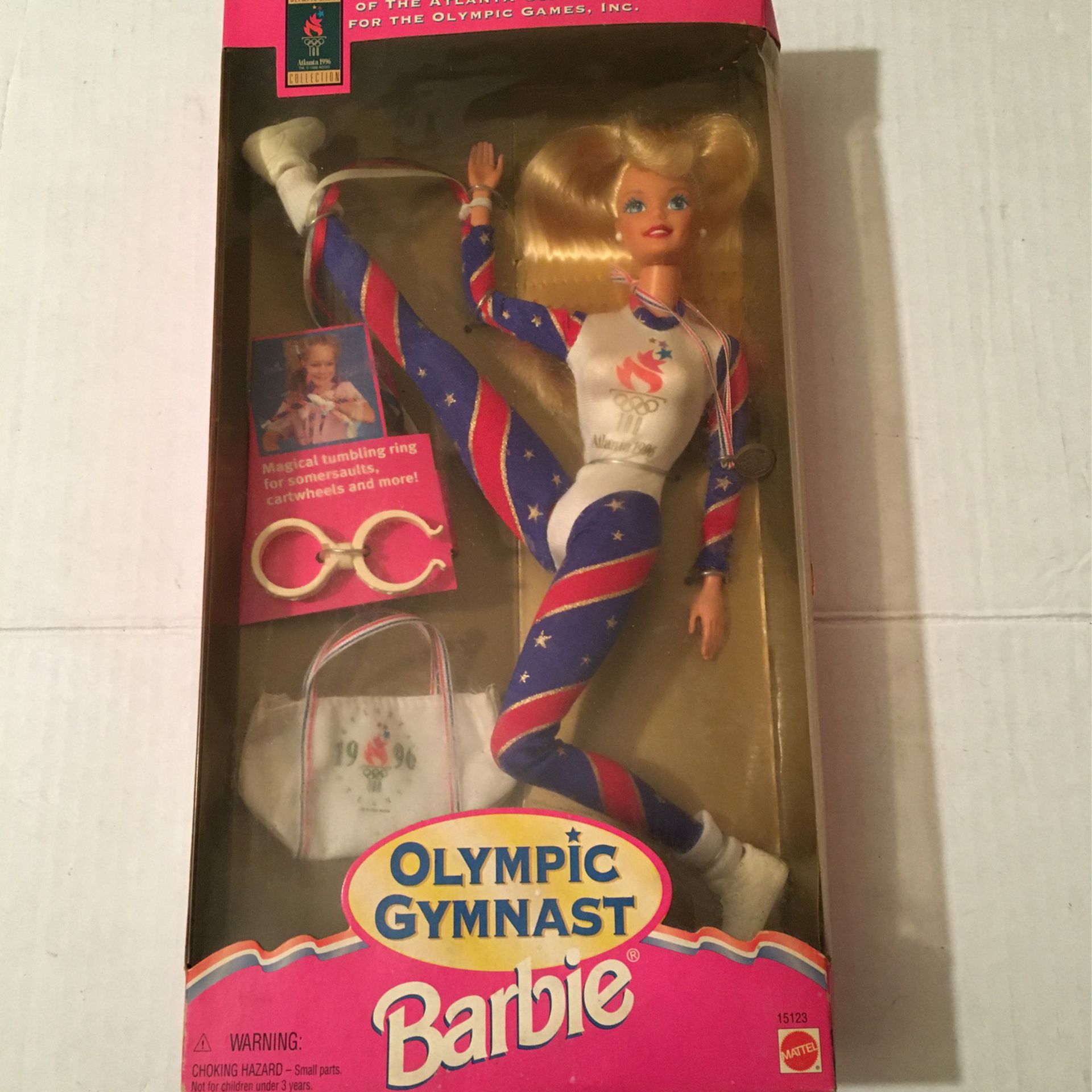 Barbi Olympic gymnast 1996 Olympics in Atlanta￼
