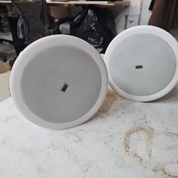 Pair of  DMX CM1525R Multi-purpose Ceiling Speaker