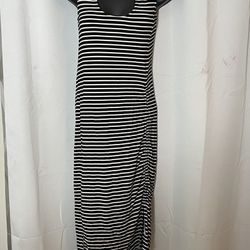 Bbdakota Black and white stripe Dress