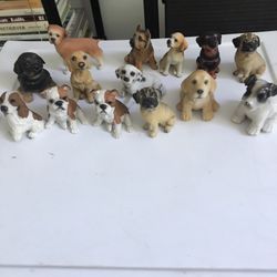 Mini Dog Statues
