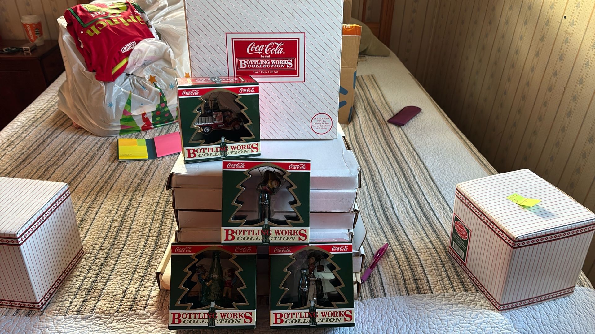 Coca-Cola brand bottling Work collection four piece gift set