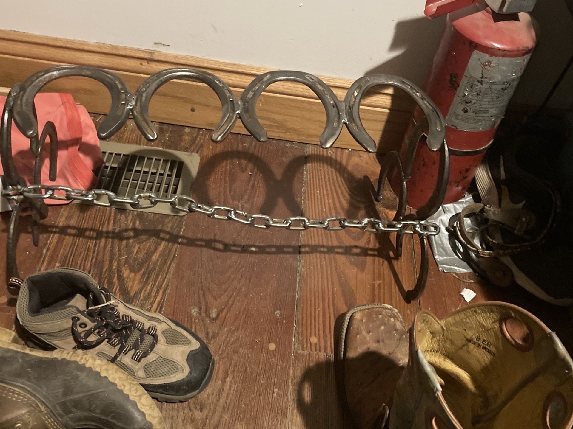 Horseshoe Boot Holder