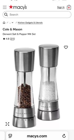 Cole & Mason Salt & Pepper Mill Set