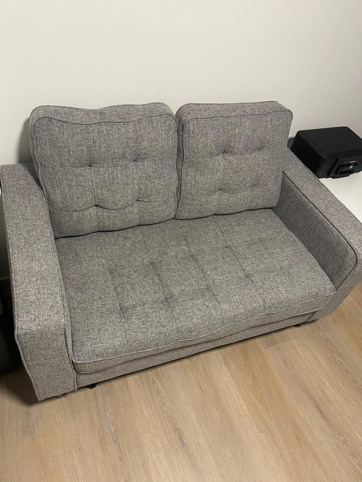 Light Gray Fabric Sofa