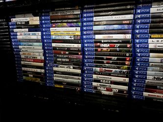 PlayStation 4 games 10$ each minimum purchase 3 games