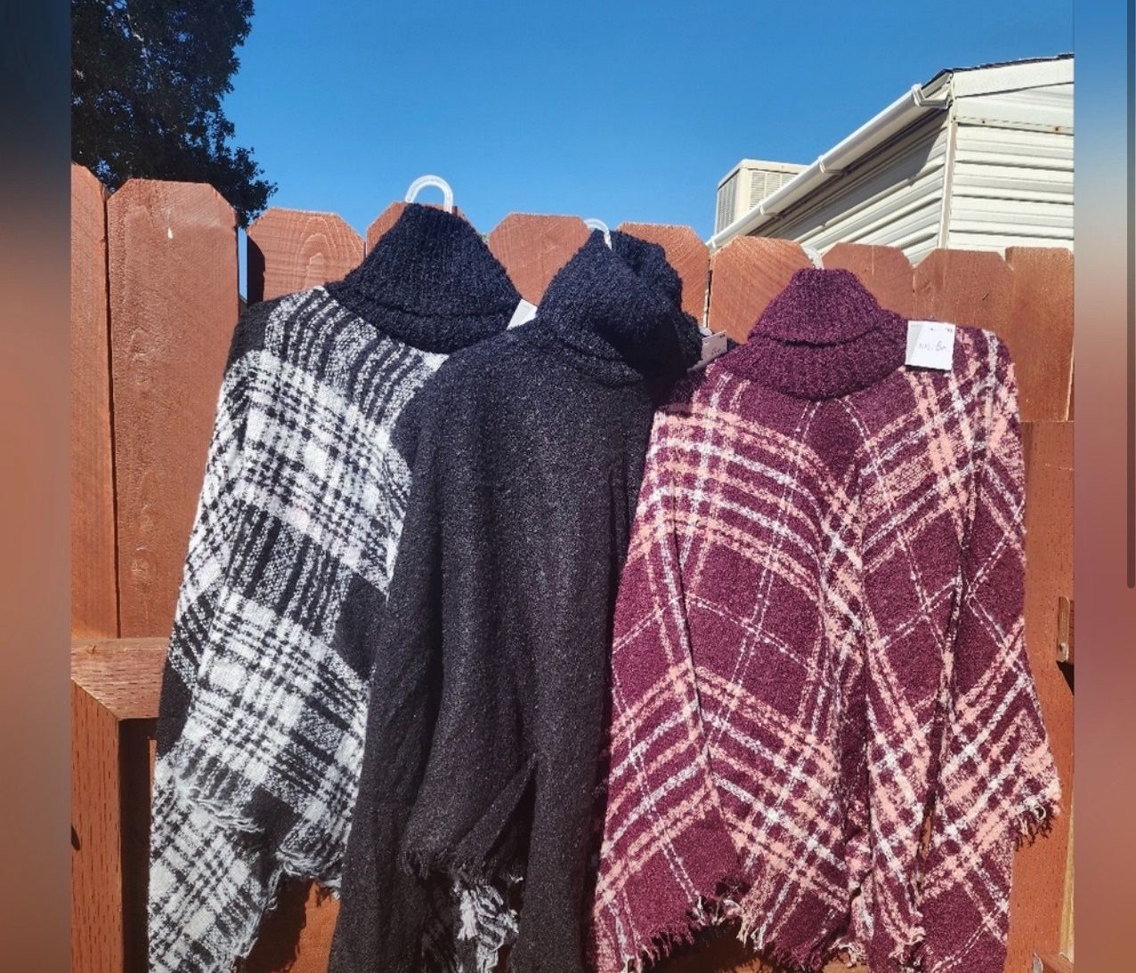 New Poncho Selling Separately