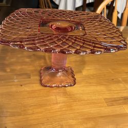 Glass Cake Plate