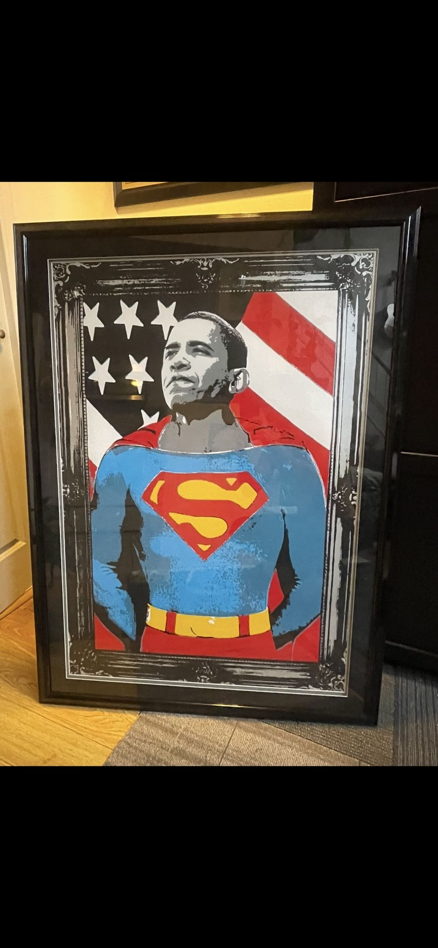 Mr Brainwash Obama Superman