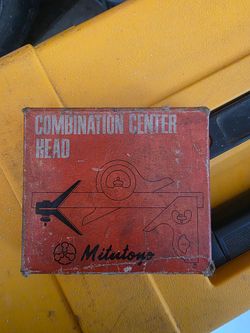 Mitutoyo Center Square Finder Set and Combination Protractor Head Set