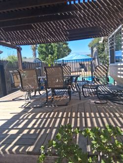 Patio set of 6 charis
