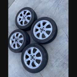 4 - 195/55r16 4x100 4x3.94 Mini Cooper Rims Wheels And Tires!!!
