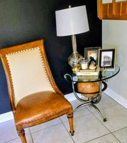 Leather Accent  Chair $200 OBO