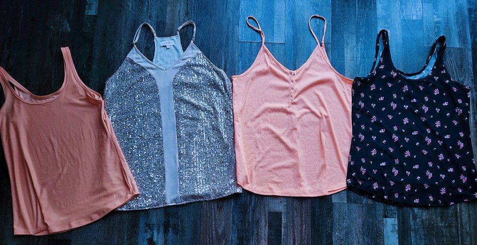 XL & L SUMMER TOPS / TANKS