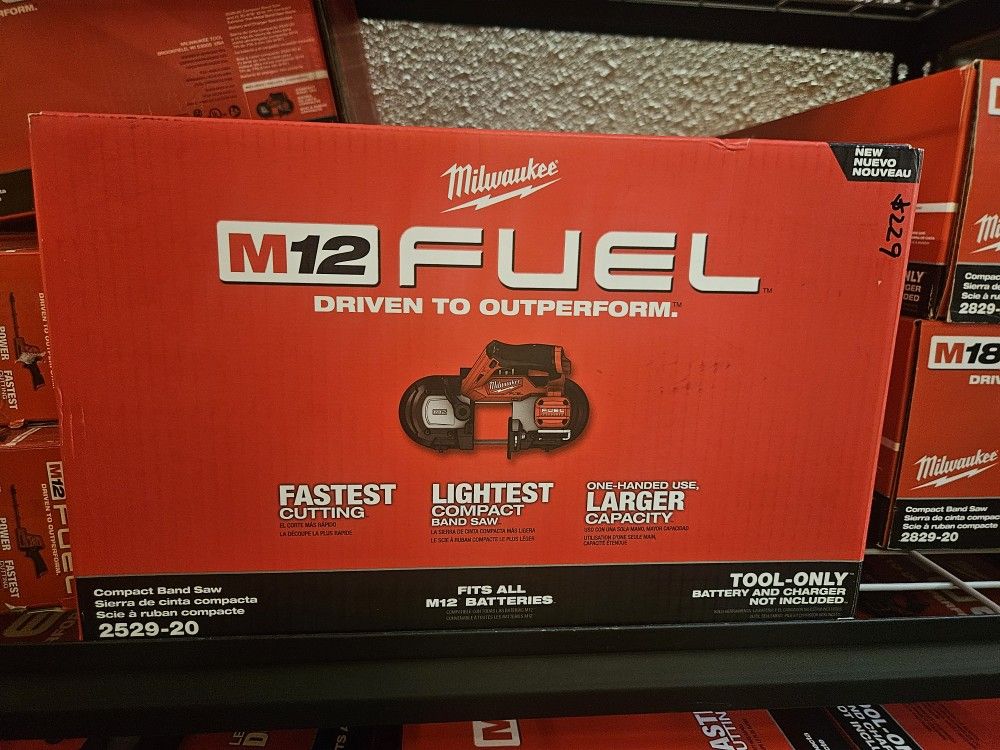 Milwaukee
M12 FUEL 12V Lithium-Ion Cordless Compact Band Saw (Tool-Only)