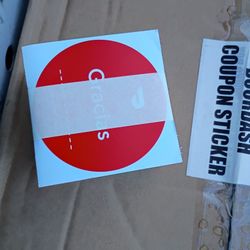 DOOR DASH (Gracias) COUPON STICKERS. $40 