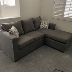 Grey Reversible Chase Sectional ‼️new In Stock‼️
