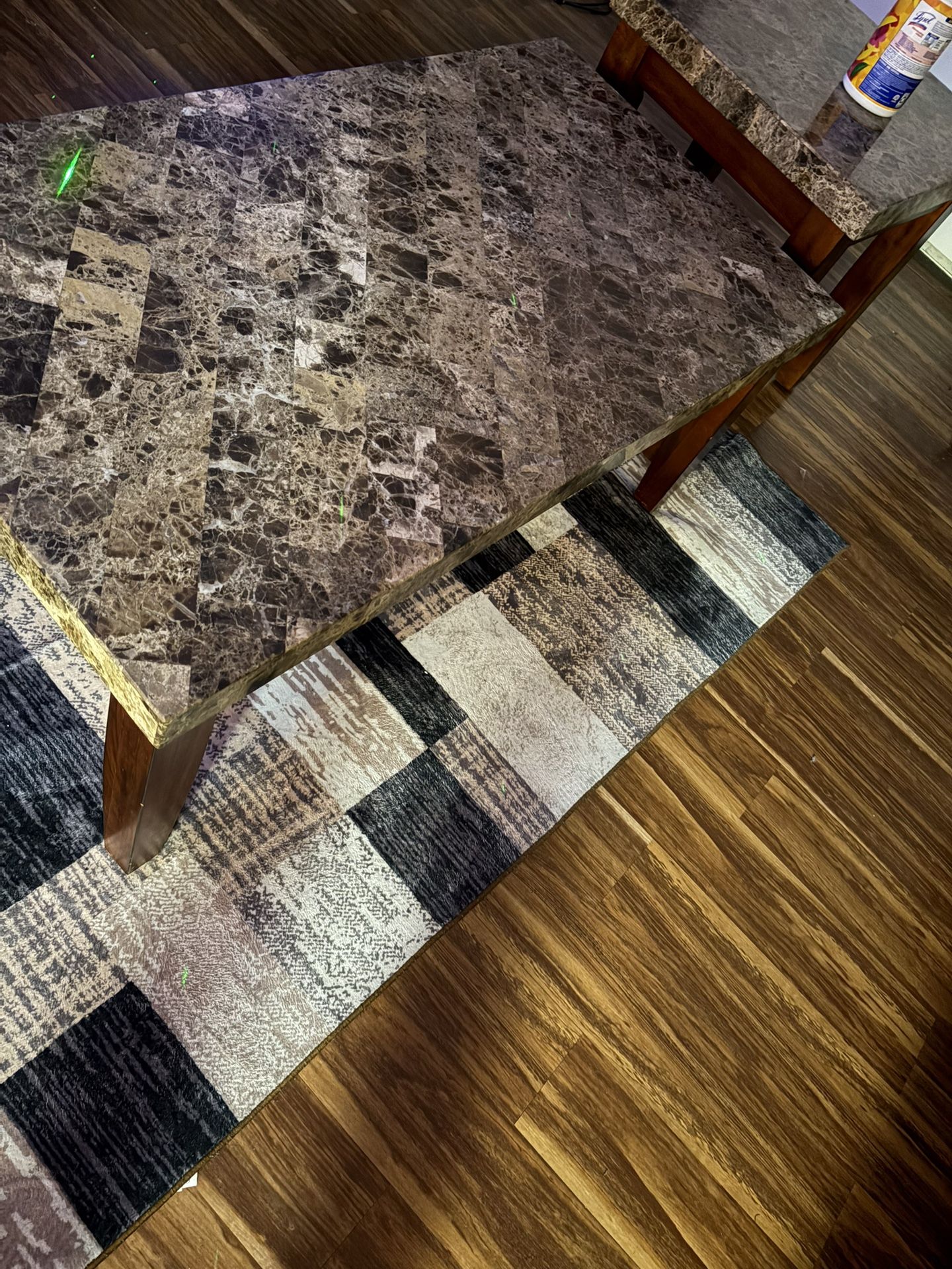 Beautiful Marble Living Room Table Set W/coffee Marble table