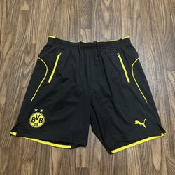 Puma * Borussia Dortmund Soccer Shorts W Mesh & Drawstrings XL