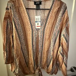 Boho Long Sleeve Blouse 