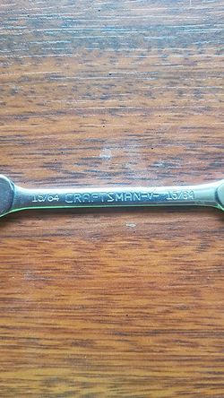 Craftsman 15/64 open wrench