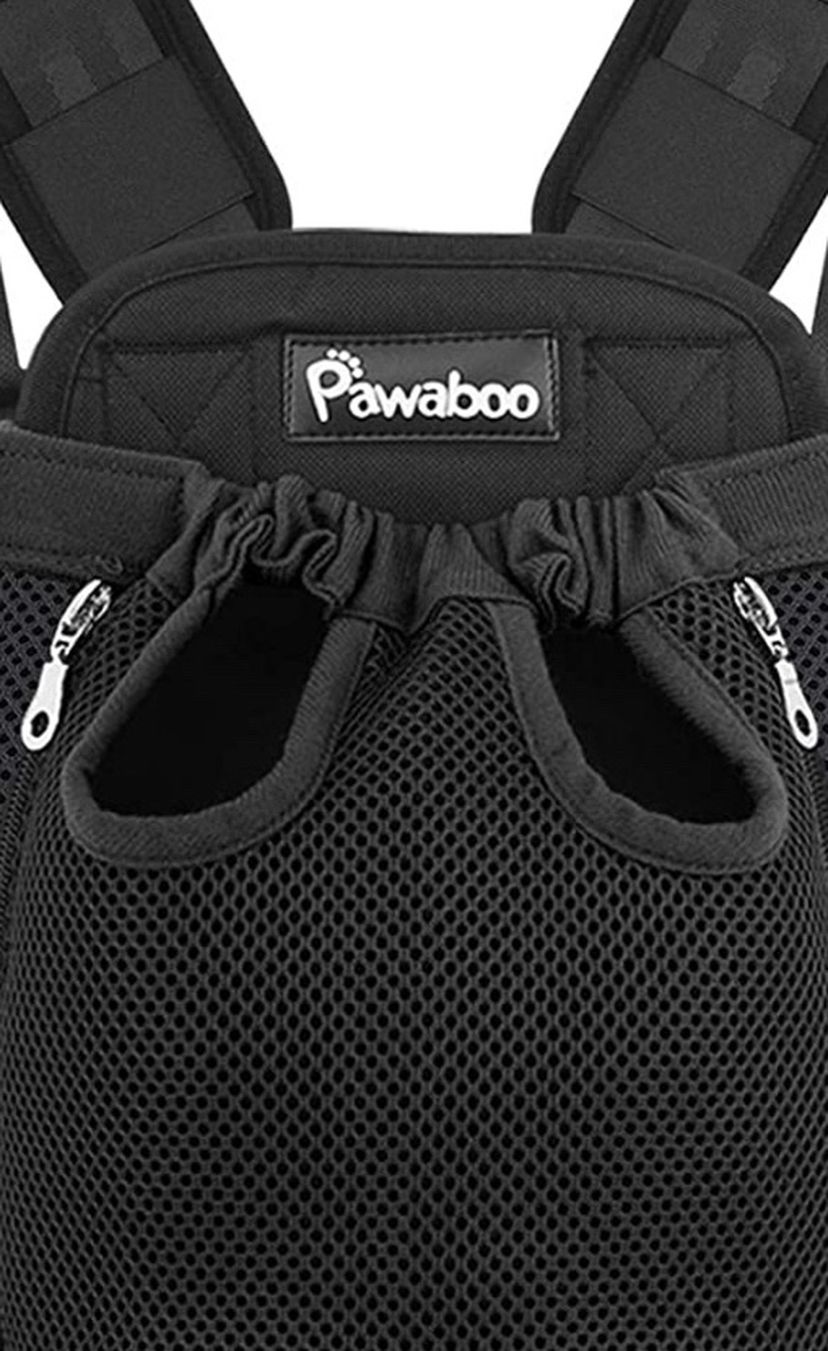Pawaboo Pet Backpack Pet Carrier Adjustable For Travel Easy Fit Size M