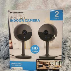 Merkury Innovations 1080P HD Smart Wi-Fi Security Camera (2-Pack)

Image 1 of Merkury Innovations 1080P HD Smart Wi-Fi Security Camera (2-Pack)

